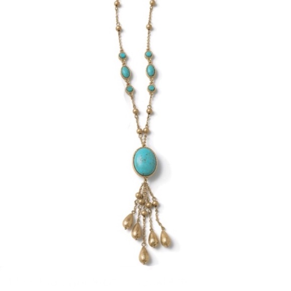 Lia Sophia Jewelry - Lia Sophia Windstorm Genuine Turquoise Necklace